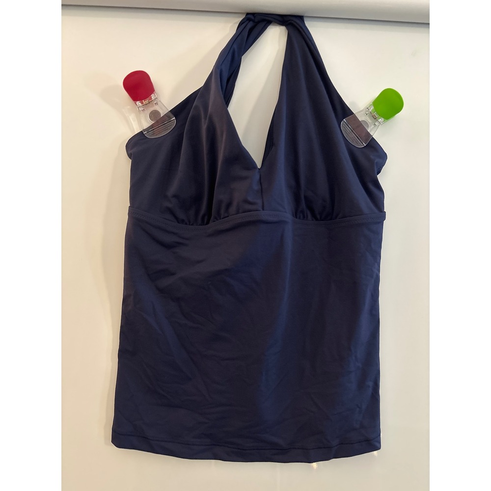 Athleta women's tankini Medium navy swim top‎